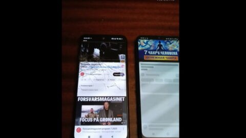 2 телефона на макросе Luckywatch